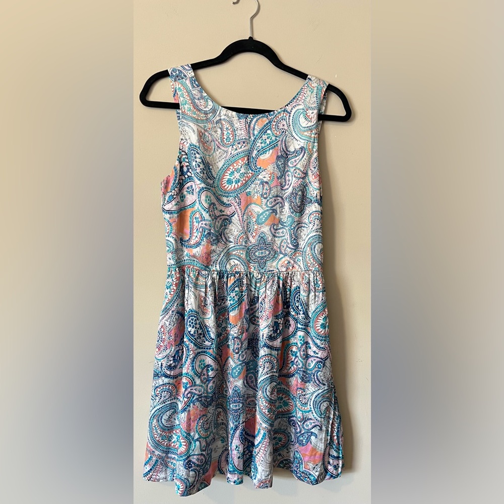 Kachel Anthropologie Paisley Silk Dress Size 10